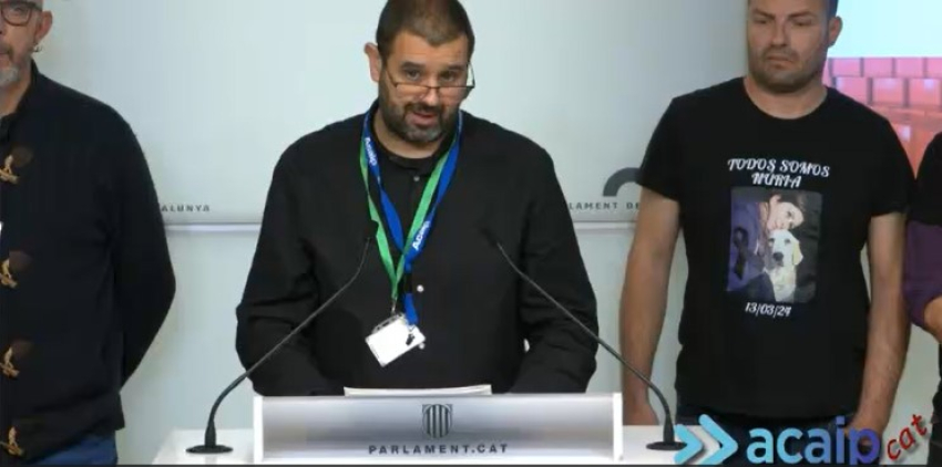 2ª Intervención portavoz ACAIP-CAT en el parlament de Catalunya