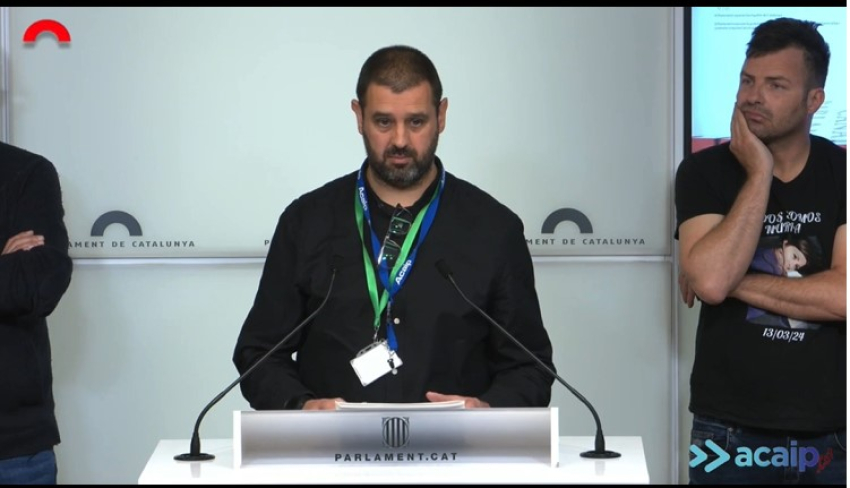 1ª Intervención portavoz ACAIP-CAT en el parlament de Catalunya