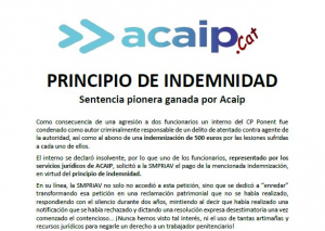 Sentencia ganada por Acaip-Cat